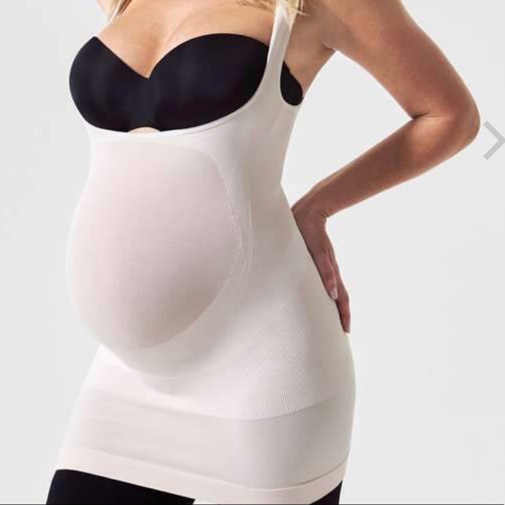 Blanqi underBell support maternity tank nude s